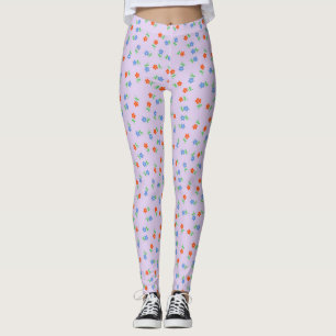 Legging Pernas roxas bonito
