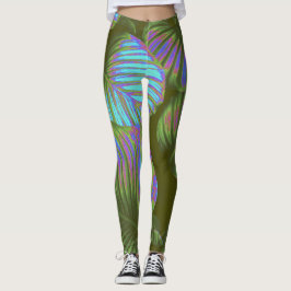 Legging Pernas Tropicais Arco-Íris