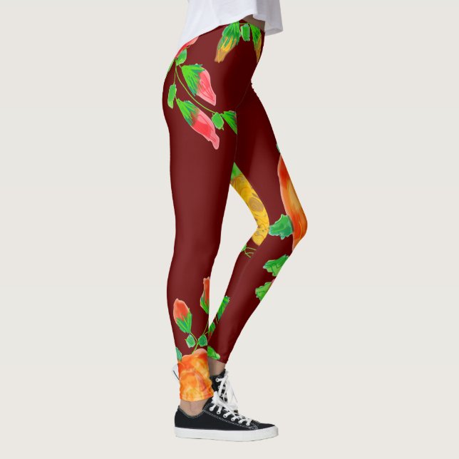 Legging Pernas Vermelhas da Tara Escura (Direita)