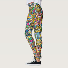 Legging Pernas Vivas: Meias-calças com Padrões Únicos aos 
