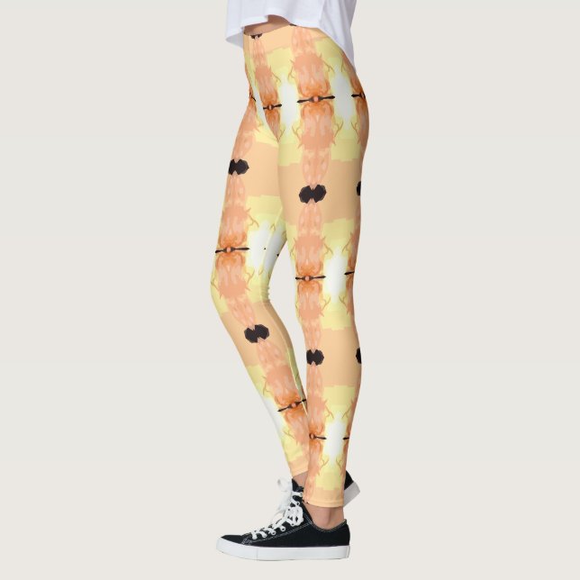 Legging Pernas Vivas: Meias-calças com Padrões Únicos em A (Esquerda)