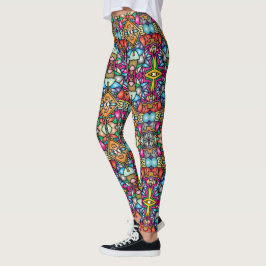 Legging Pernas Vivas: Meias-calças com Padrões Únicos em A