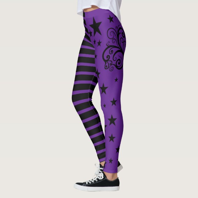 Legging Perninhas-de-bruxa-do-Halloween (Esquerda)