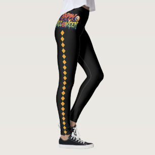 Legging Perninhas-de-bruxa-do-Halloween