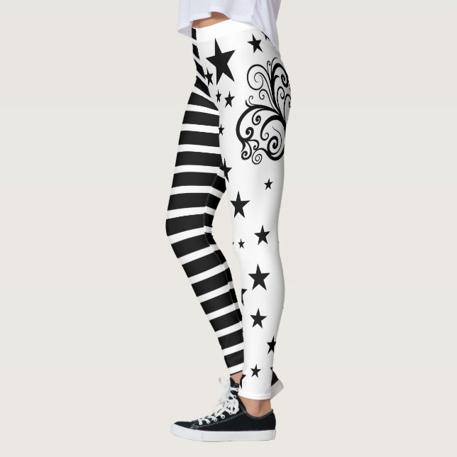 Legging Perninhas-de-bruxa-do-Halloween (Esquerda)
