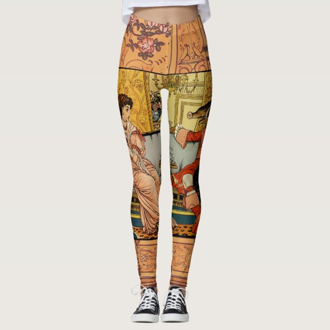 Legging Personagens Clássicos de Contos de Fadas da Bela F (Frente)