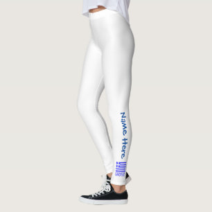 Legging Personalização Azul da Grécia e da Bandeira Grega