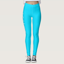 Legging Personalização Verde Fluro