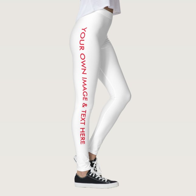 Legging Personalizada Personalizada Sua Própria Imagem Fot (Direita)