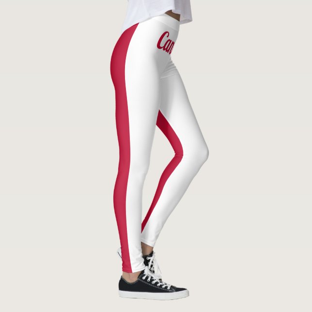 Legging Personalizar bandeira nacional canadense (Direita)