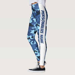 Legging PERSONALIZAR Camuflagem Azul