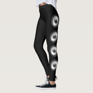 Legging Personalizar música Auto-falante Legal e divertida