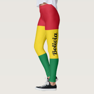 Legging Personalizar Sinalizador da Bolívia