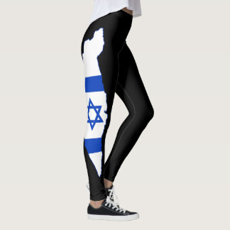 Legging Personalizável Cor Israel Mapear Design israelense