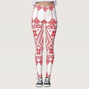 Legging Personalize o design nacional de Ucrânia