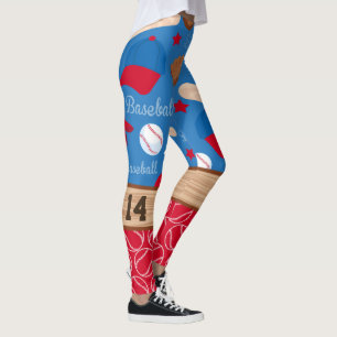 Legging PERSONALIZE o teste padrão desportivo do NÚMERO