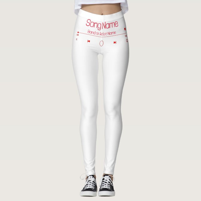 Legging Personalize Sua Música Favorita (Frente)