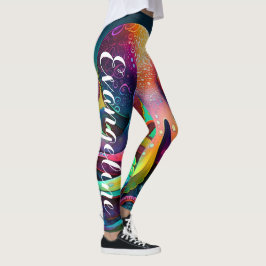 Legging Personalize sua própria legenda Yoga com o Impress