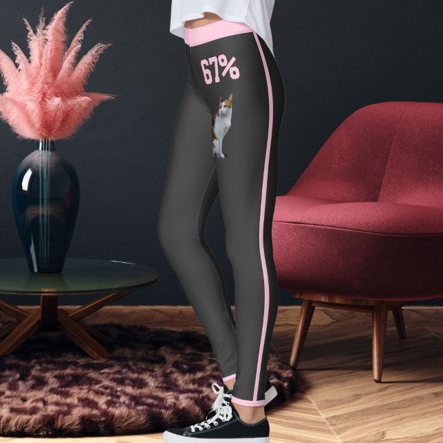 Legging Personalized Modern Trending Pet Lover Cat Mom 67 (Criador carregado)