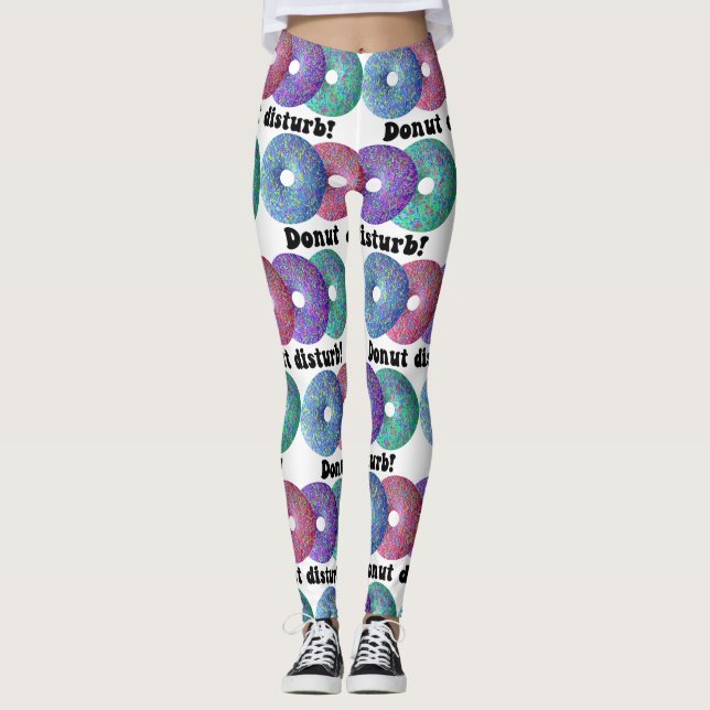 Legging Perturbação da rosquinha (Frente)