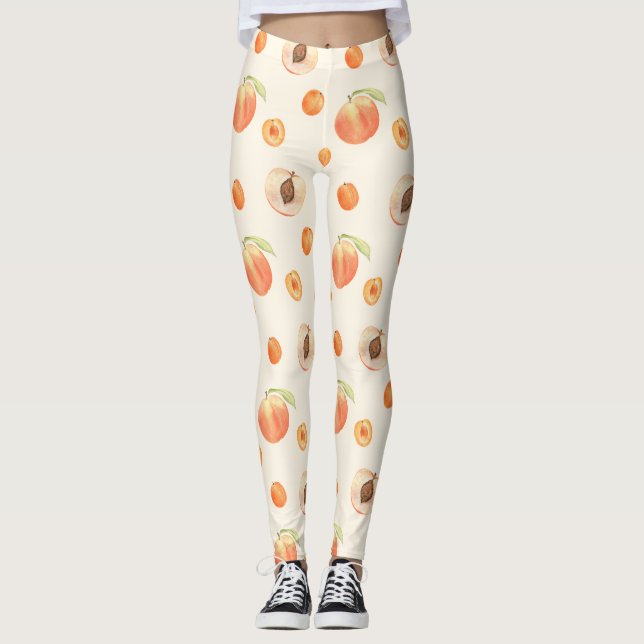 Legging Pêssego de Verão Doce Grande (Frente)