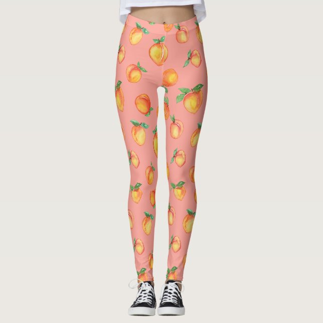 Legging Pêssego de Verão Doce Grande (Frente)
