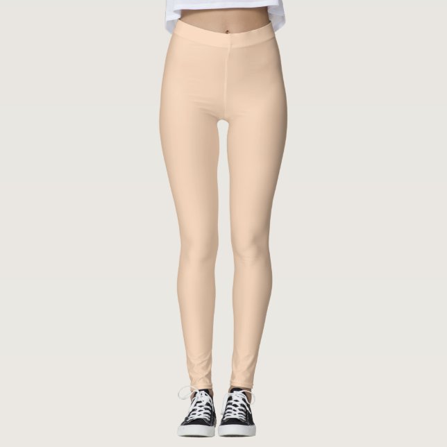 Legging Pêssego do Outono de Inverno (Frente)