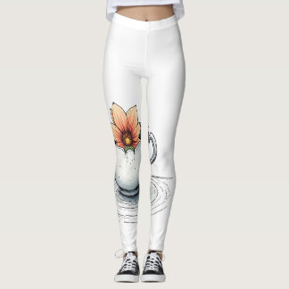 Legging Petal e Porcelana