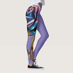 Legging Pétalas douradas