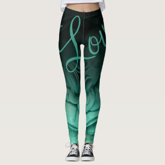 Legging Pétalas Teais