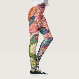 Legging Phantom Flower Carriage Nihonga