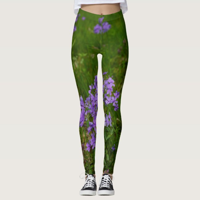 Legging Phlox Azul Selvagem (Frente)