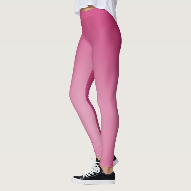 Legging Pia-rosa-branca-de-verão (Esquerda)