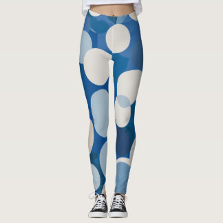 Legging picadas de manchas circulares