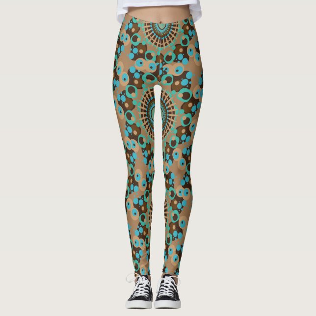 Legging picadas de mandala (Frente)