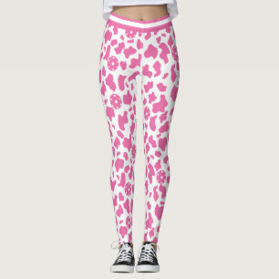 Legging Pickleball de vaca de morango (azulejo menor)