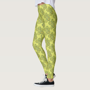 Legging Picle Chips Green Kosher Dill Picle Impressão