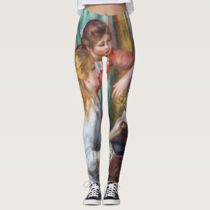 Legging Pierre Auguste Renoir - Jovens Meninas no Piano