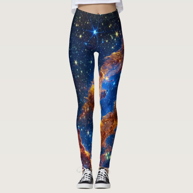 Legging Pilares da Criação - Astronomia James Webb NIRCam (Frente)