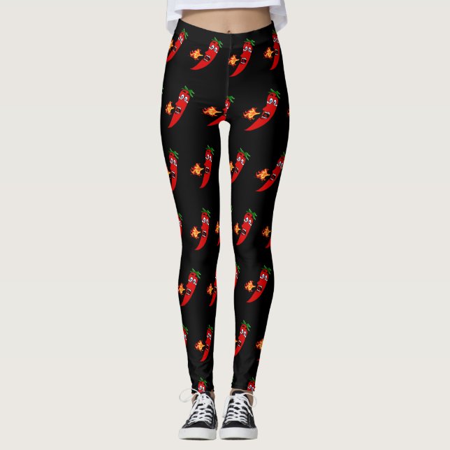 Legging Pimenta-Quente Fogo (Frente)