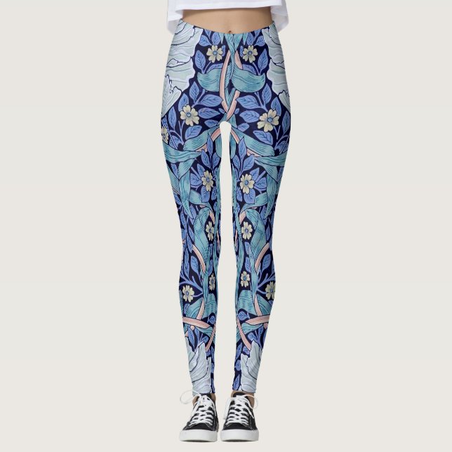 Legging Pimpernel Blue, William Morris (Frente)
