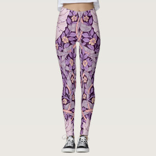 Legging Pimpernel Purple, William Morris