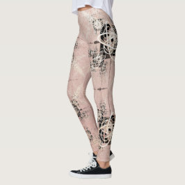 Legging Pincéis De Pastreamento