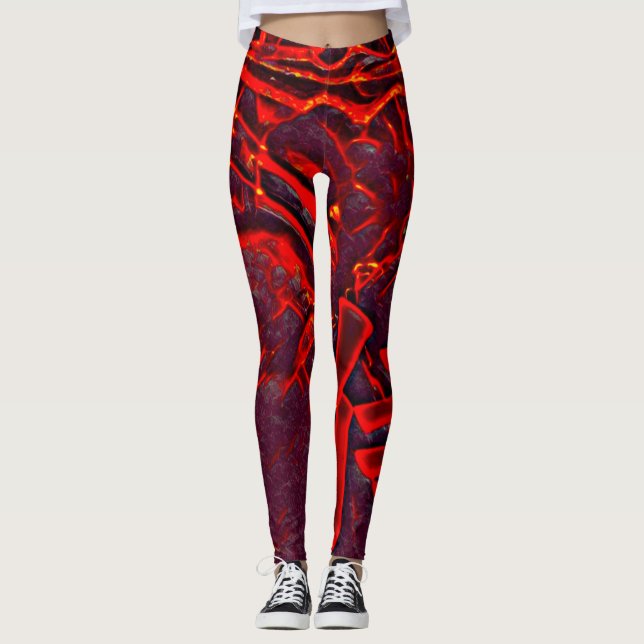 Legging Pincel de chama (Frente)
