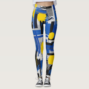 Legging Pincelada Abstrata Retro (7)