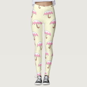 Legging pingando padrão guarda-chuva