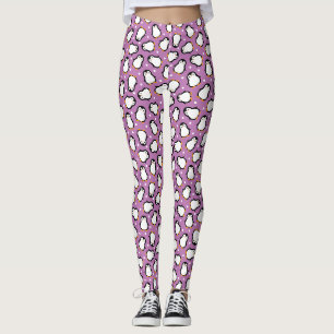 Legging Pinguim púrpura púrpura