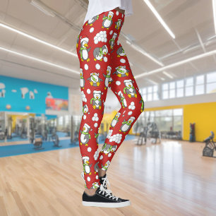 Legging Pinguins de Natal