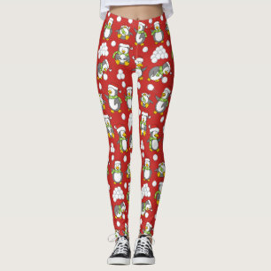 Legging Pinguins de Natal
