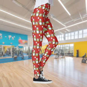 Legging Pinguins de neve de Natal